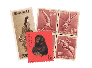 普通切手・記念切手・中国切手